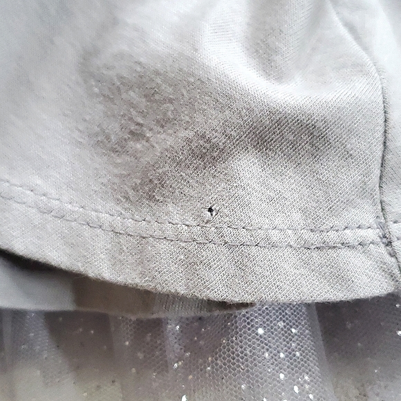 Cherokee Toddler Girls (2) Piece 2T Grey & Silver Sparkle Dress & 18M Sweater - Picture 12 of 12